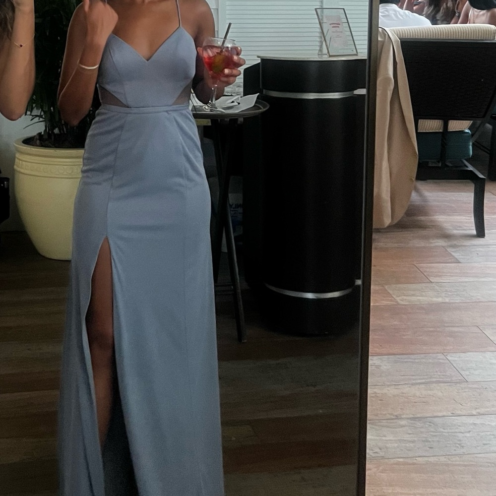 Blue dress